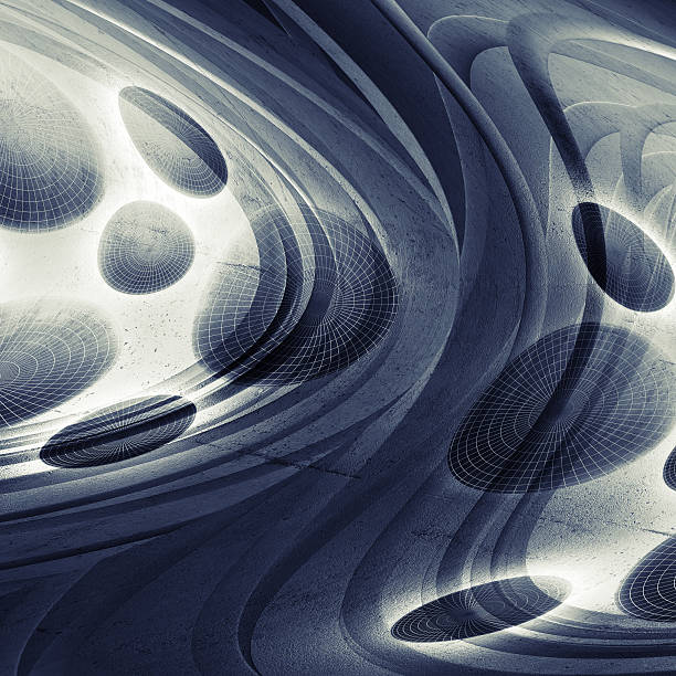 istock 3d background with smashing fluent spheres 476532258