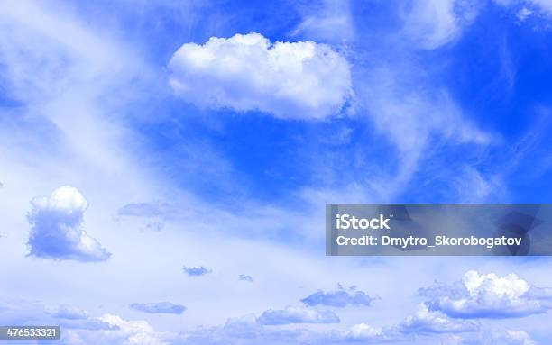 Wolken Himmel Stockfoto und mehr Bilder von Bildhintergrund - Bildhintergrund, Blau, Flauschig