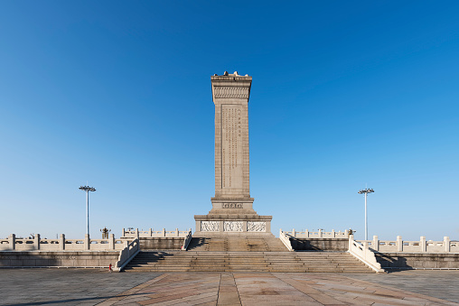 Paris, France- April 10, 2010: Paris is the center of French economy, politics and cultures and the top travel destinations in the globe.  It attracts the tourists all over the world.  Here is Egyptian obelisk at Concord Square.