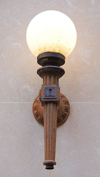 Antique Globe Outdoor Light Fixture