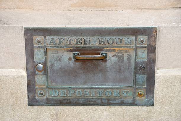 istock Old Fashioned After Hours Bank Depository 476535827
