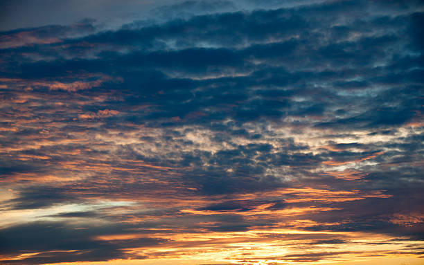 istock Sunrise beginning to show with dark yellow/orange sky 476539168