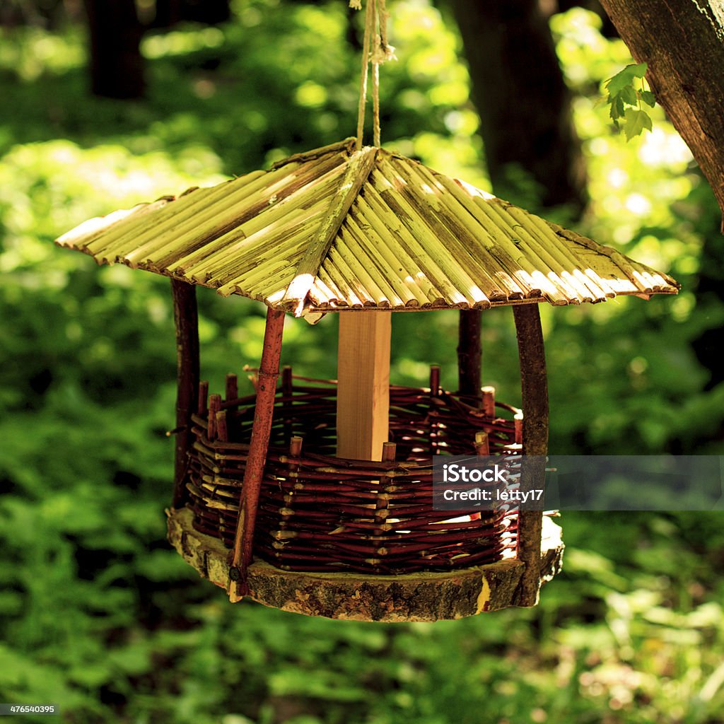 Alimentador de pájaros de verano - Foto de stock de Aire libre libre de derechos