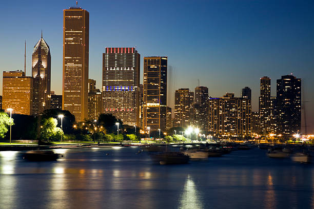 istock Yachts floating on Lake Michigan 476541469