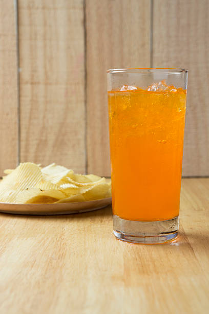 Glass of Orange Soda