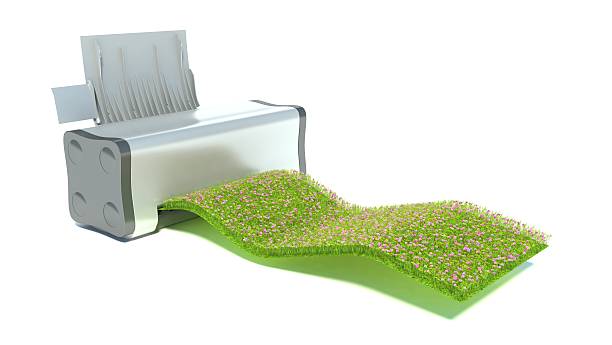 istock concept of creation of nature. printer 476543211