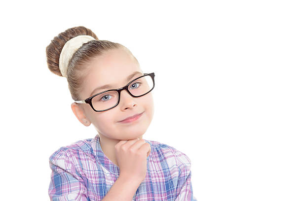 istock Small girl wearing glasses 476545700