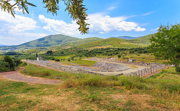 istock distant view on antique stadium in Ancient Messina 476548086