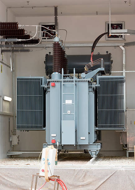 istock Waste plant high voltage back up diesel power generator 476548474