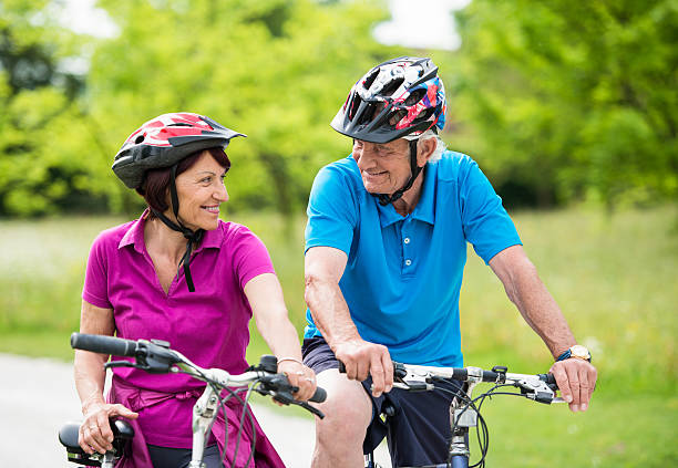 istock Senior Couple On Cycle Ride 476552246