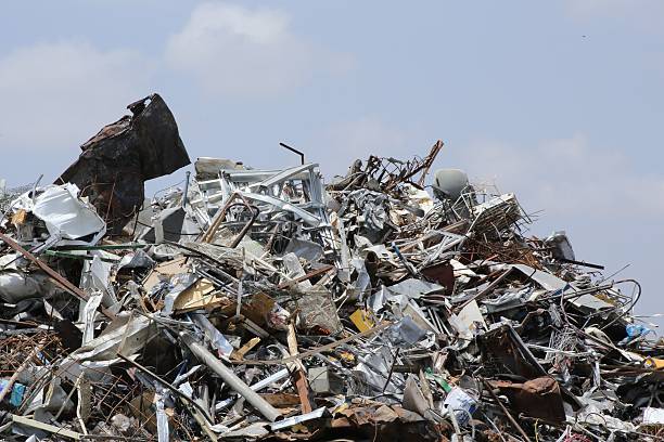 istock Metal recycling, metal waste. 476552302