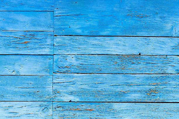 istock Old wooden wall painted blue background 476553904