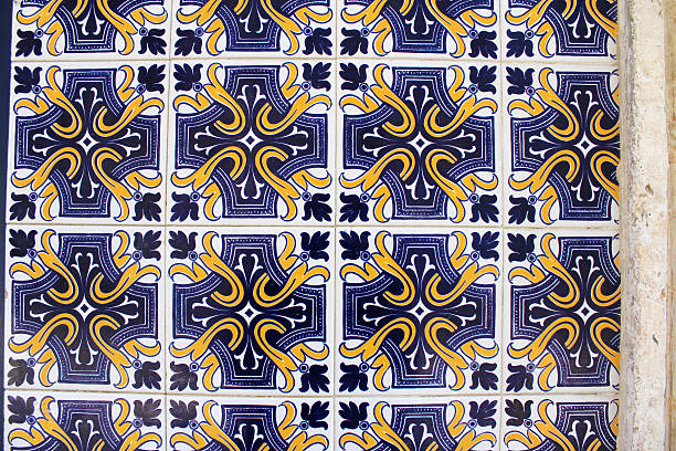 Azulejos, Typical Bricks and House, Lisbon, Portugal