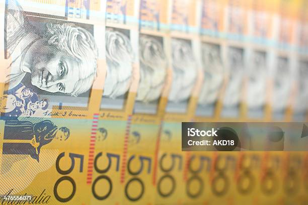 Australian Fifty Dollar Currency Note Stock Photo - Download Image Now - Australian Culture, Australian Currency, Business