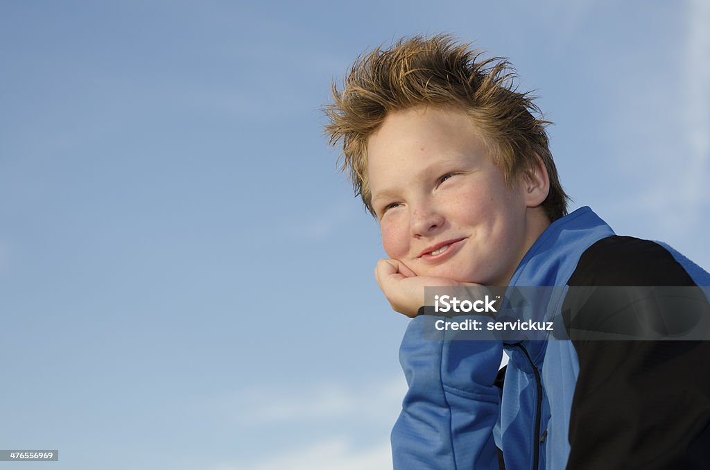 Charakteristischen Frisur - Lizenzfrei Aussicht genießen Stock-Foto