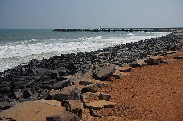 istock pier, Pondicherry, India ,Coastline ,Beach,Sea, 476557662