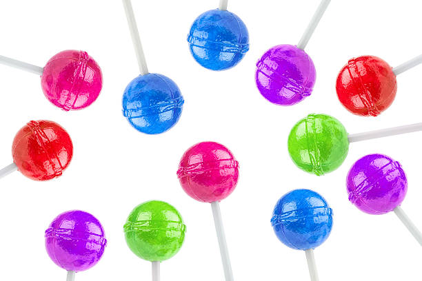 colorful lollipops