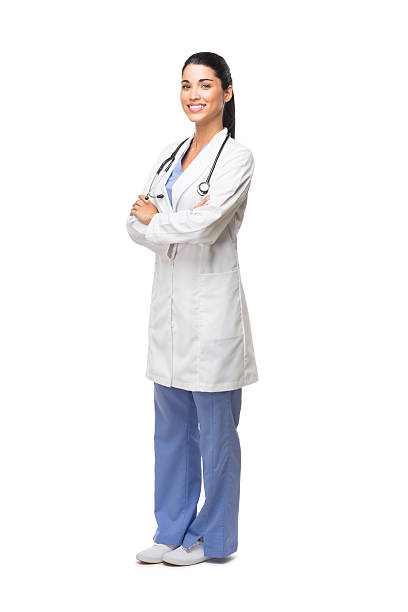 ispanico proffesional sanitario - lab coat nurse doctor female doctor foto e immagini stock