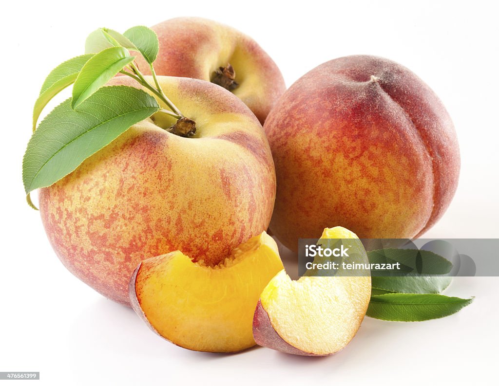 Peaches Food Stock Photo