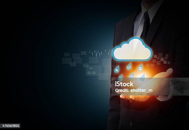 Social Media Cloud Computing Concept Stock Photo - Download Image Now - Advice, Bright, Bubble