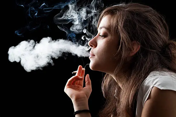 Photo of Smoking Woman