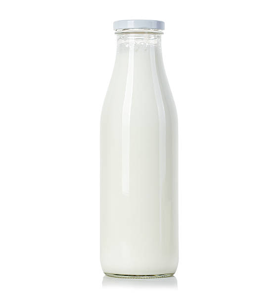istock Bottle of milk isolated on white background 476562568