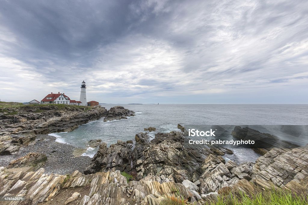 Portland Head Light - Foto de stock de Arquitetura royalty-free