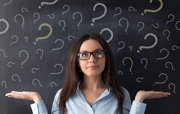istock Businesswoman with question mark 476562658