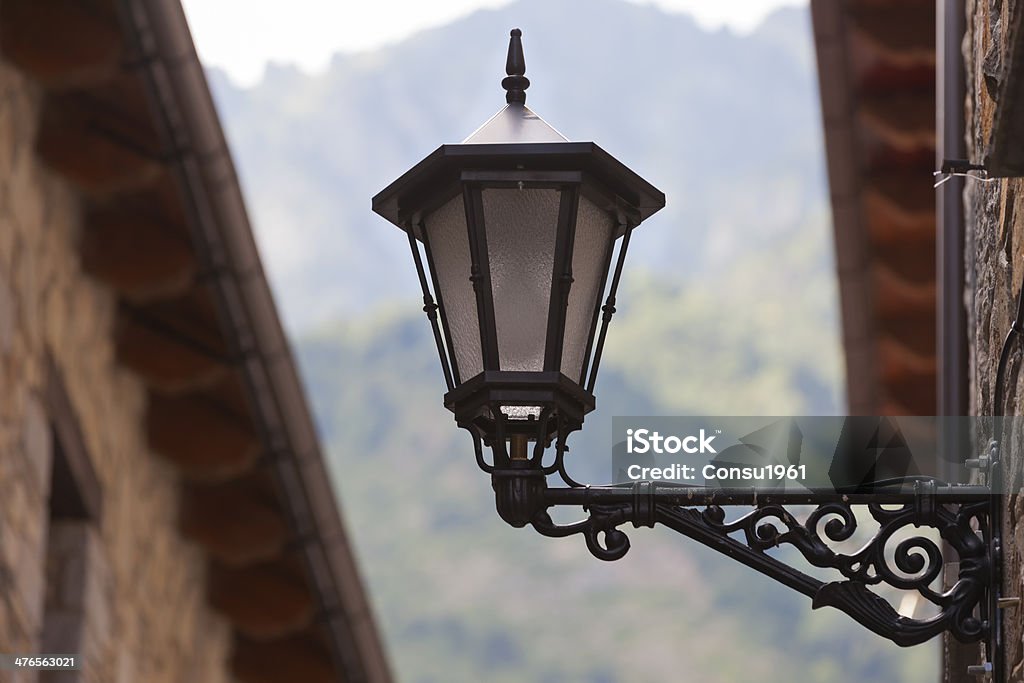 Lamppost - Foto de stock de Aldea libre de derechos