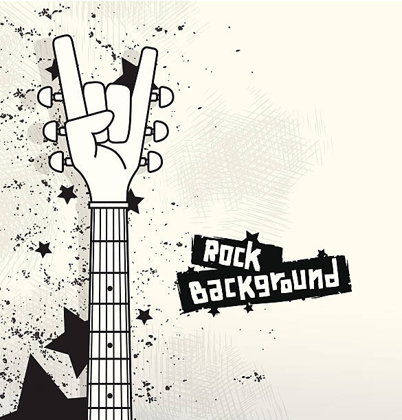 ilustrações de stock, clip art, desenhos animados e ícones de rock fundo branco - accords