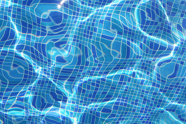 istock Seamless pattern of blue water in pool. 476563493