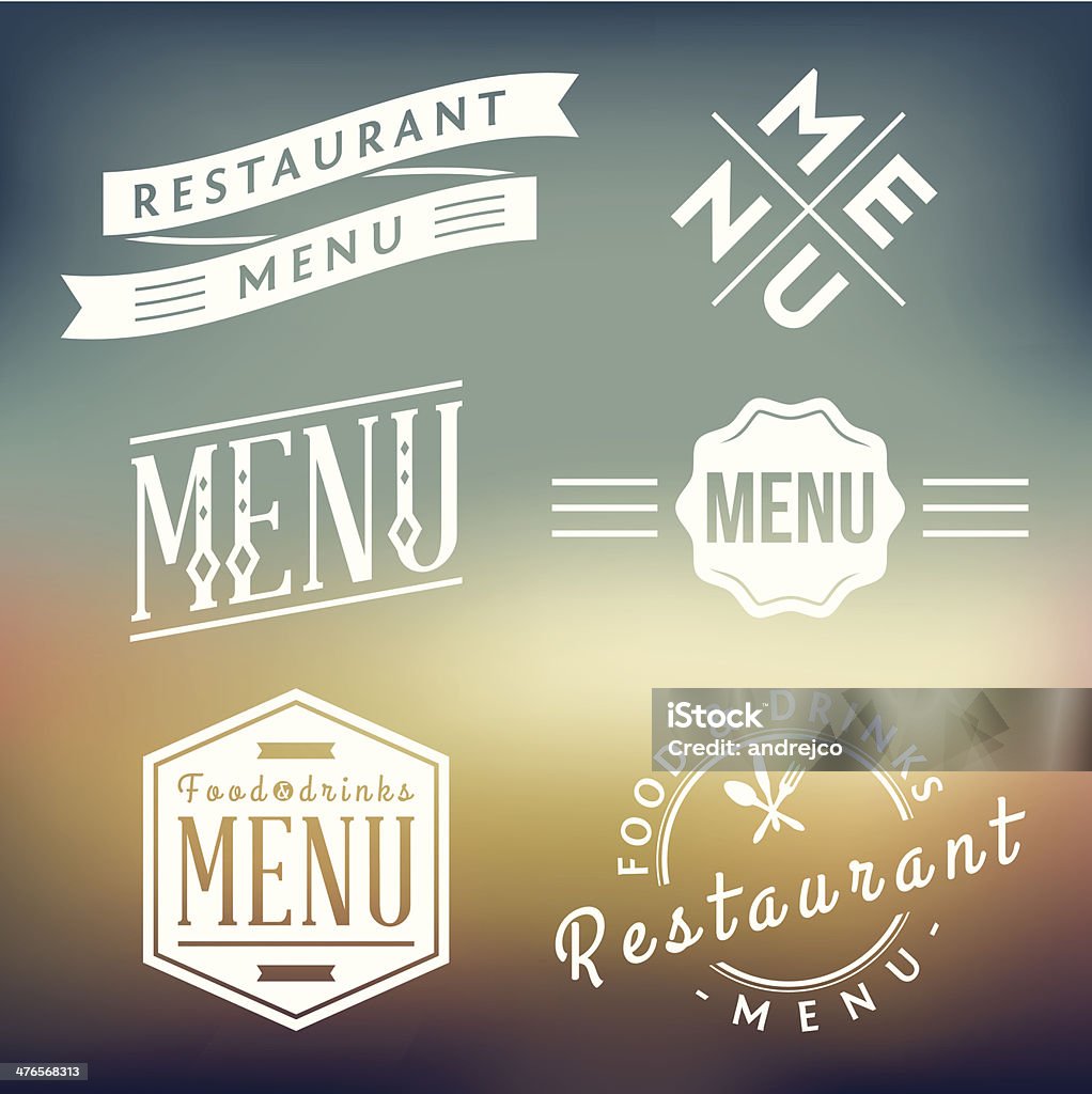 Restaurant Map Labels Restaurant Menu Labels Stock Illustration - Download Image Now - Advice ...