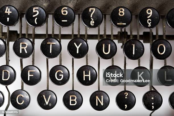 Máquina De Escrever - Fotografias de stock e mais imagens de Alfabeto - Alfabeto, Antigo, Antiguidade