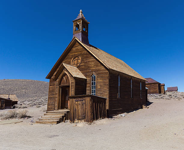 istock Wooden rustic church building in Bodie ghost town 476568722