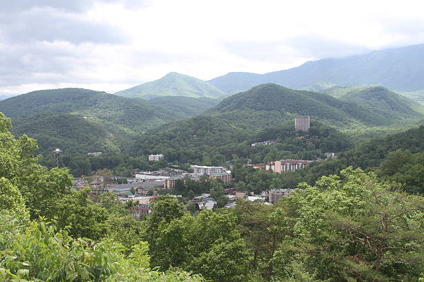 montagna di smokey - cherokee foto e immagini stock