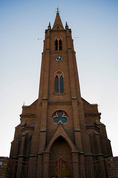 istock Gothic catholic Hungarian church in Romania 476576110