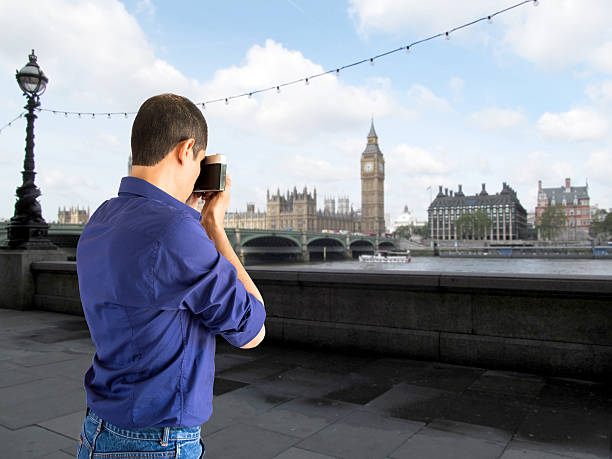 istock Tourists in London 476576181
