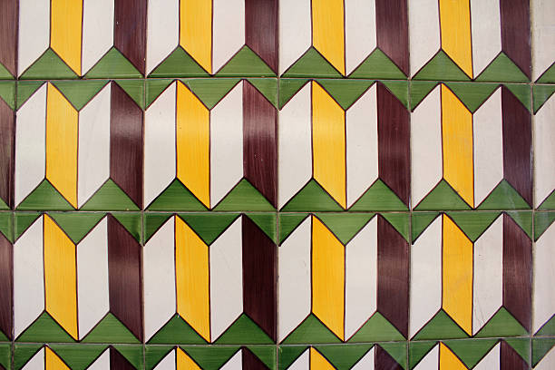 Azulejos, Typical Bricks and House, Lisbon, Portugal
