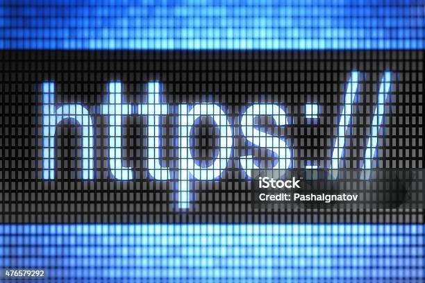 Https Stock Photo - Download Image Now - 2015, Computer Monitor, Extreme Close-Up