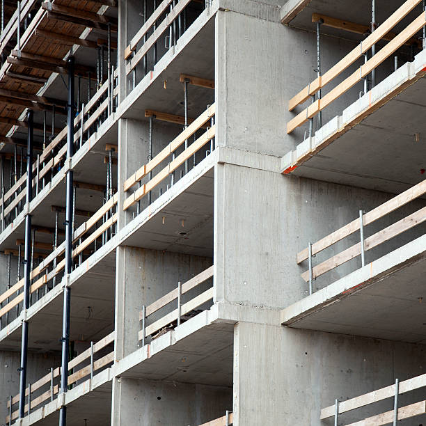 istock closeup of construction site with concrete walls 476582000