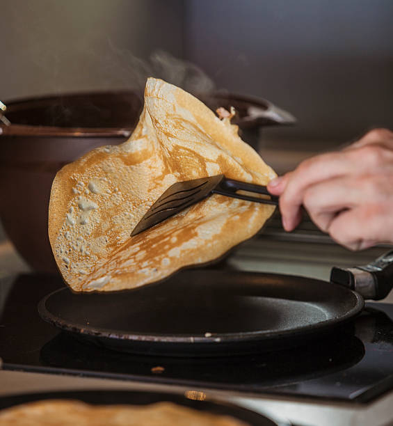 istock The process of cooking pancakes on a skillet 476582584