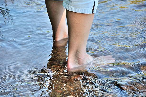istock woman walking in water 476583004