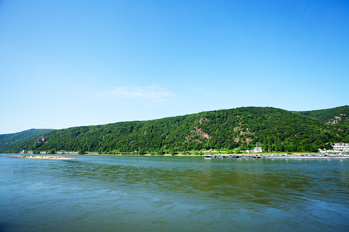 River Rhine around Trechtingshausen