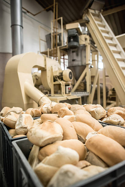 istock Food factory making bread 476586854