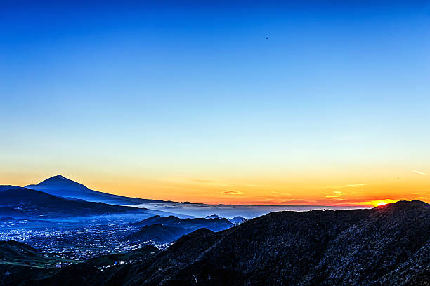 istock Sunset in mountains and Teide volcano 476586876