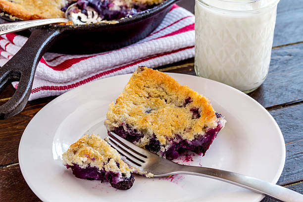 istock Blueberry Cobbler Baked in Cast Iron Skillet 476588430
