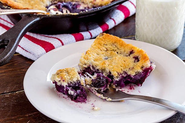 istock Blueberry Cobbler Baked in Cast Iron Skillet 476588446