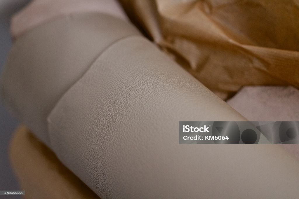 Leather hide Very fine, full grain Goatskin leather. 2015 Stock Photo