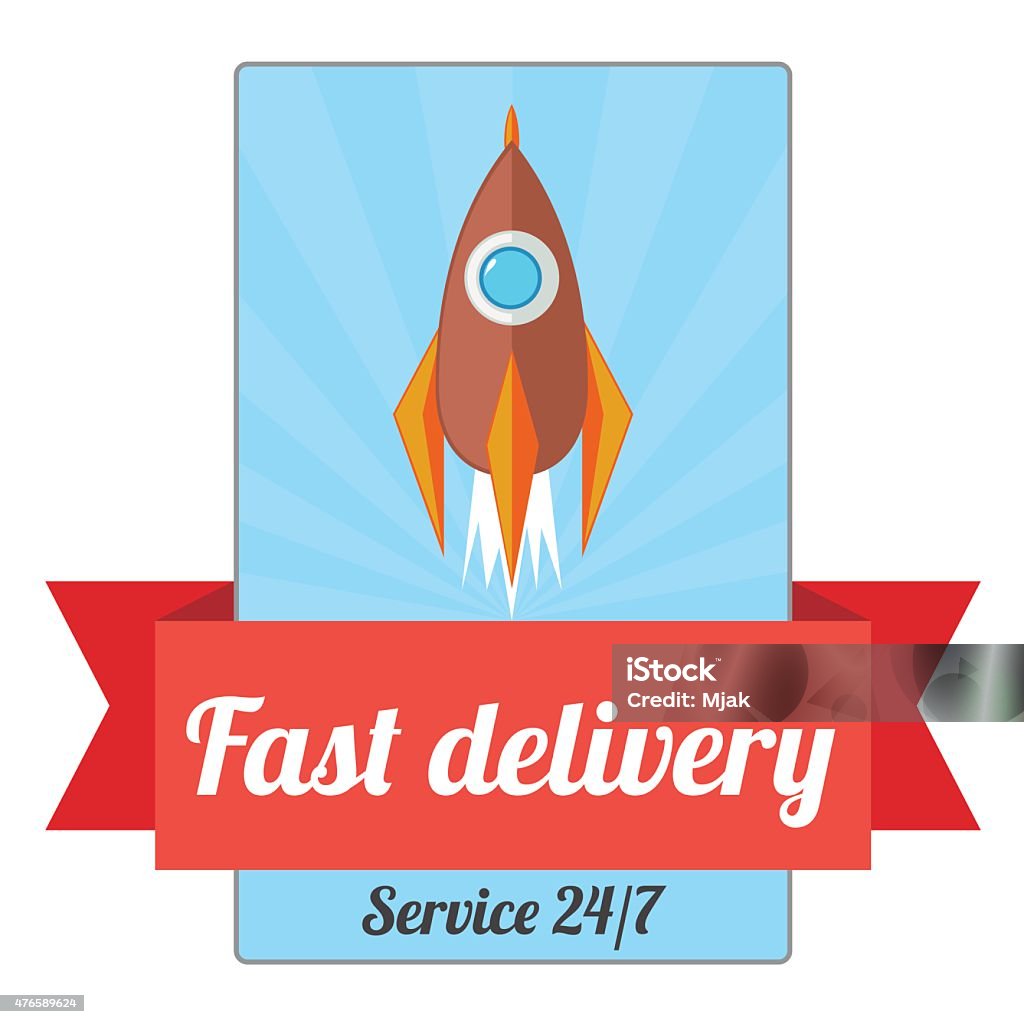 Fast Delivery Chain Fast Delivery Stock Illustration - Download Image Now - 2015, Activity ...