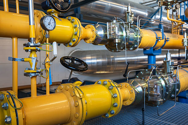 天然ガス在庫ユニット - valve natural gas gas pipe gas ストックフォトと画像